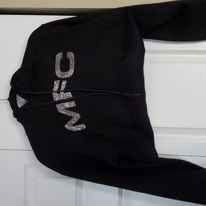 Myfreecams cropped rhinestone sweatshirt large.  New without tags